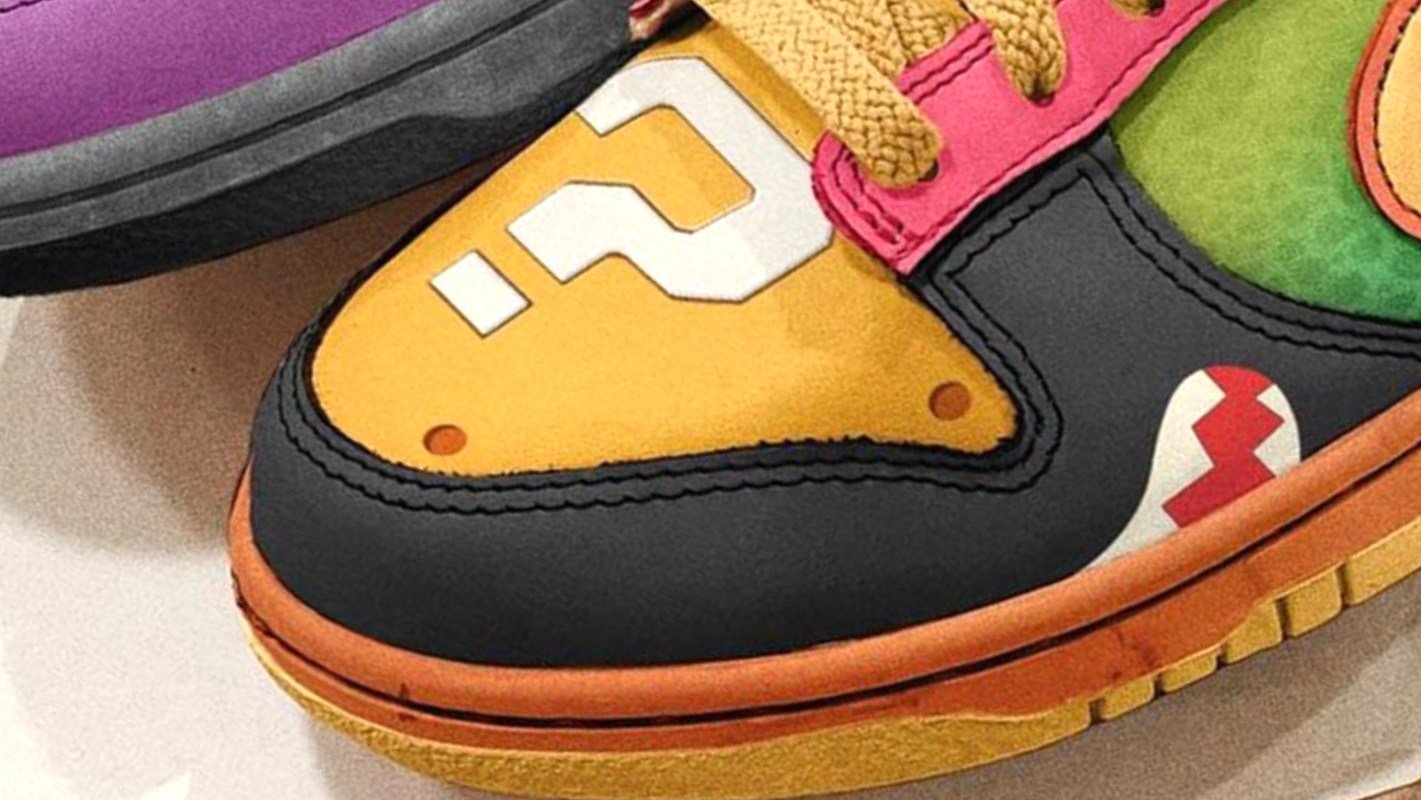 L'image du jour : une paire de sneakers Nike version Super Mario Bros.