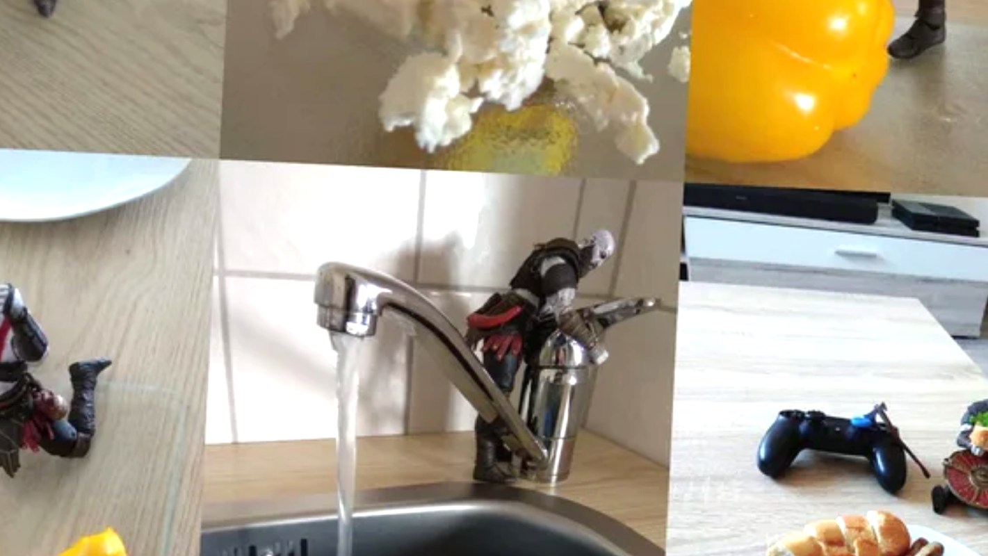 L'image du jour : quand Kratos prépare un délicieux repas