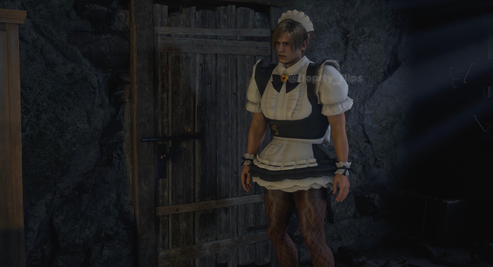 RE 4 Remake mod maid ridicule