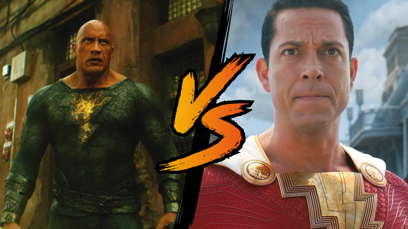 DC : c'est la guerre entre Dwayne Johnson (Black Adam) et Zachary Levi (Shazam)