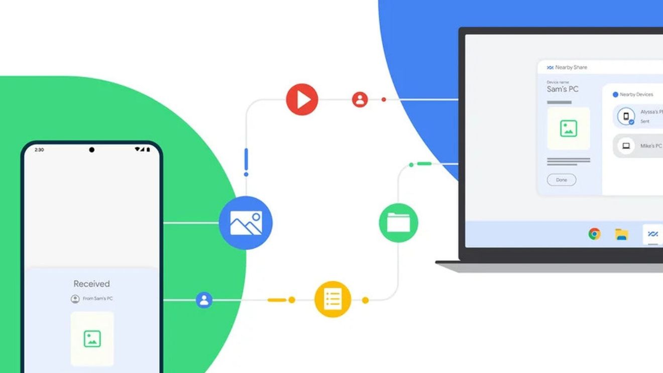 Nearby Share : Google lance une version bêta pour les ordinateurs sous Windows
