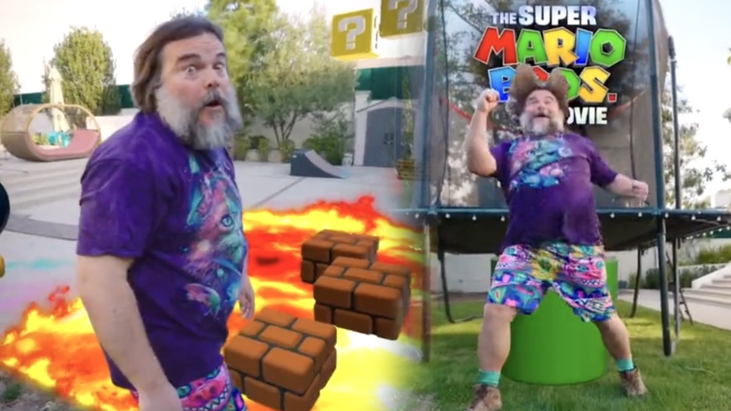 Le tweet du jour : Jack Black vit sa meilleure vie de Bowser dans son jardin