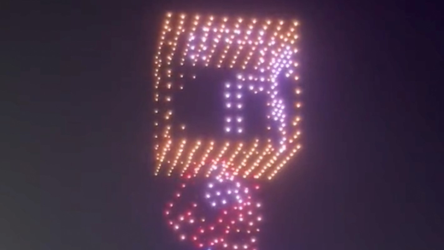 Le tweet du jour : Mario détruit un bloc dans le ciel pour la sortie du film