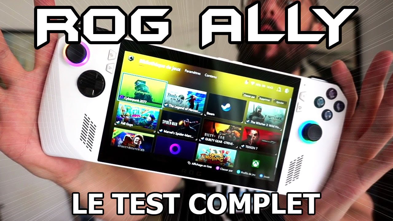 L'image du jour : Asus ROG Ally, le TEST le plus complet et intéressant