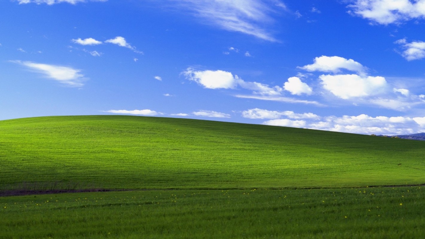 Le tweet du jour : le fond d'écran de Windows XP a été trouvé en vrai !
