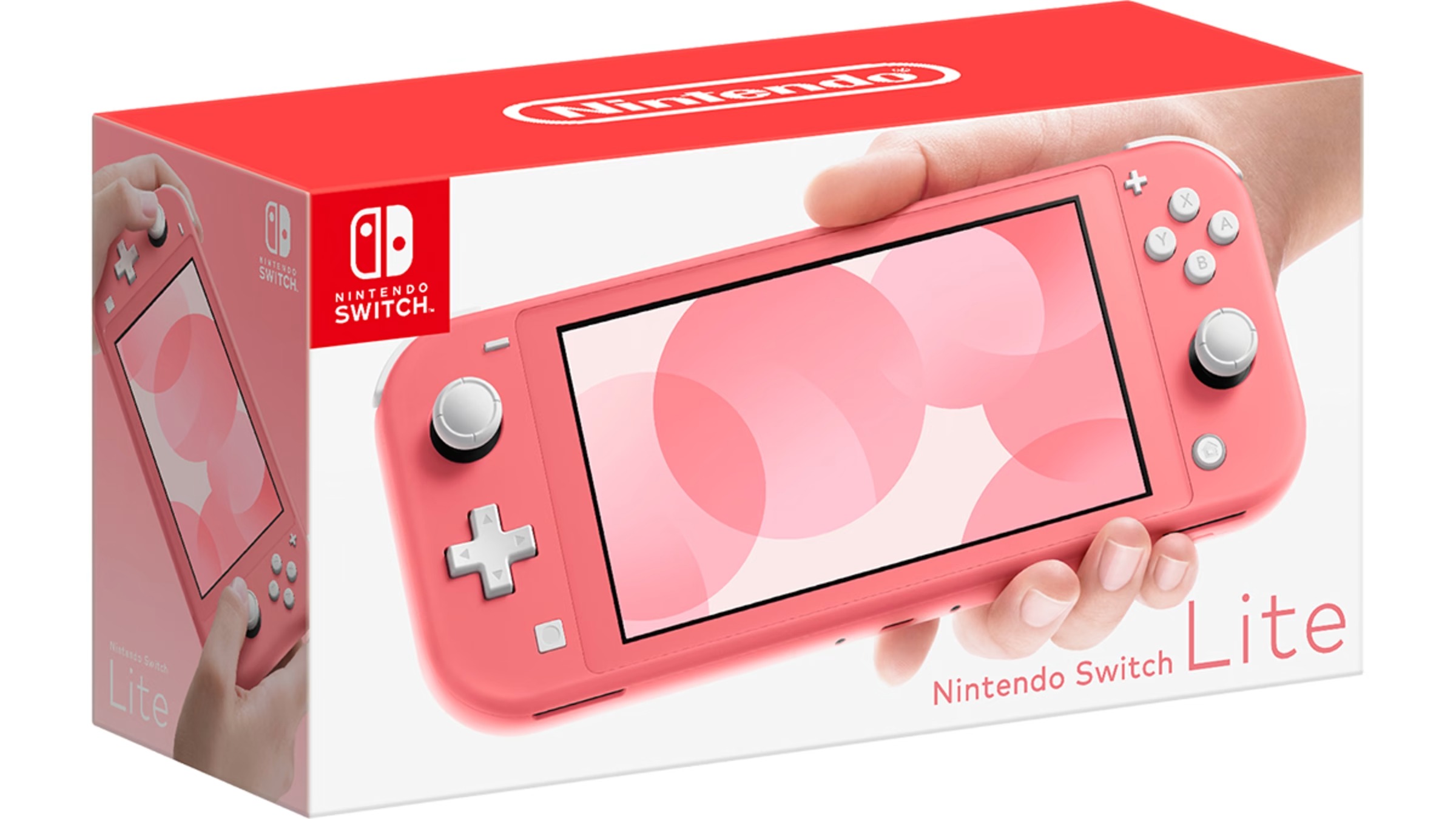 Nintendo Switch lite rose.