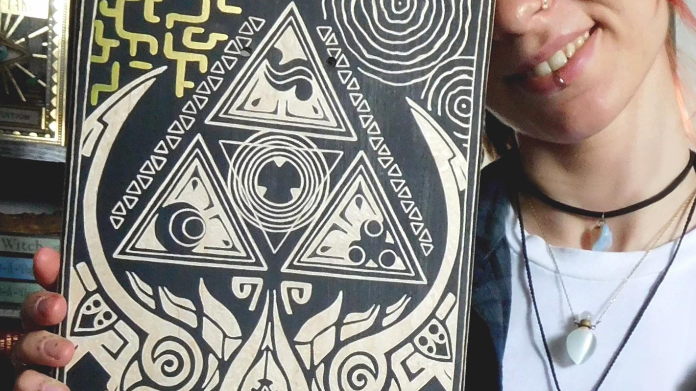 L'image du jour : un superbe skateboard Zelda par une artiste de talent