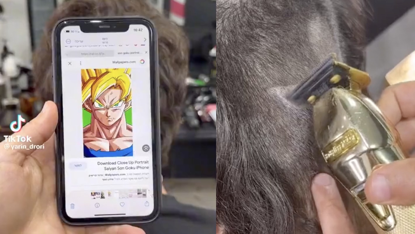 L'image du jour : une coupe de cheveux Dragon Ball Z très surprenante