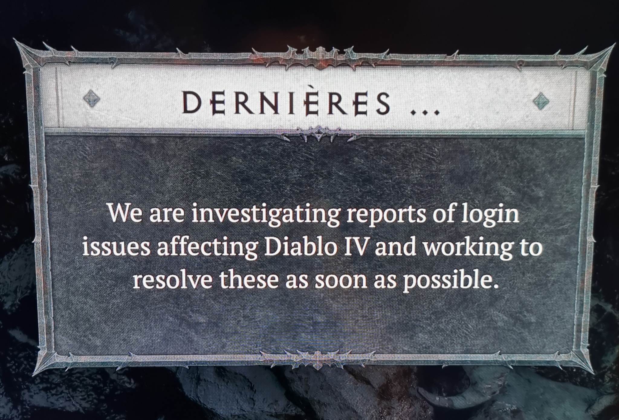 Diablo 4 bugs