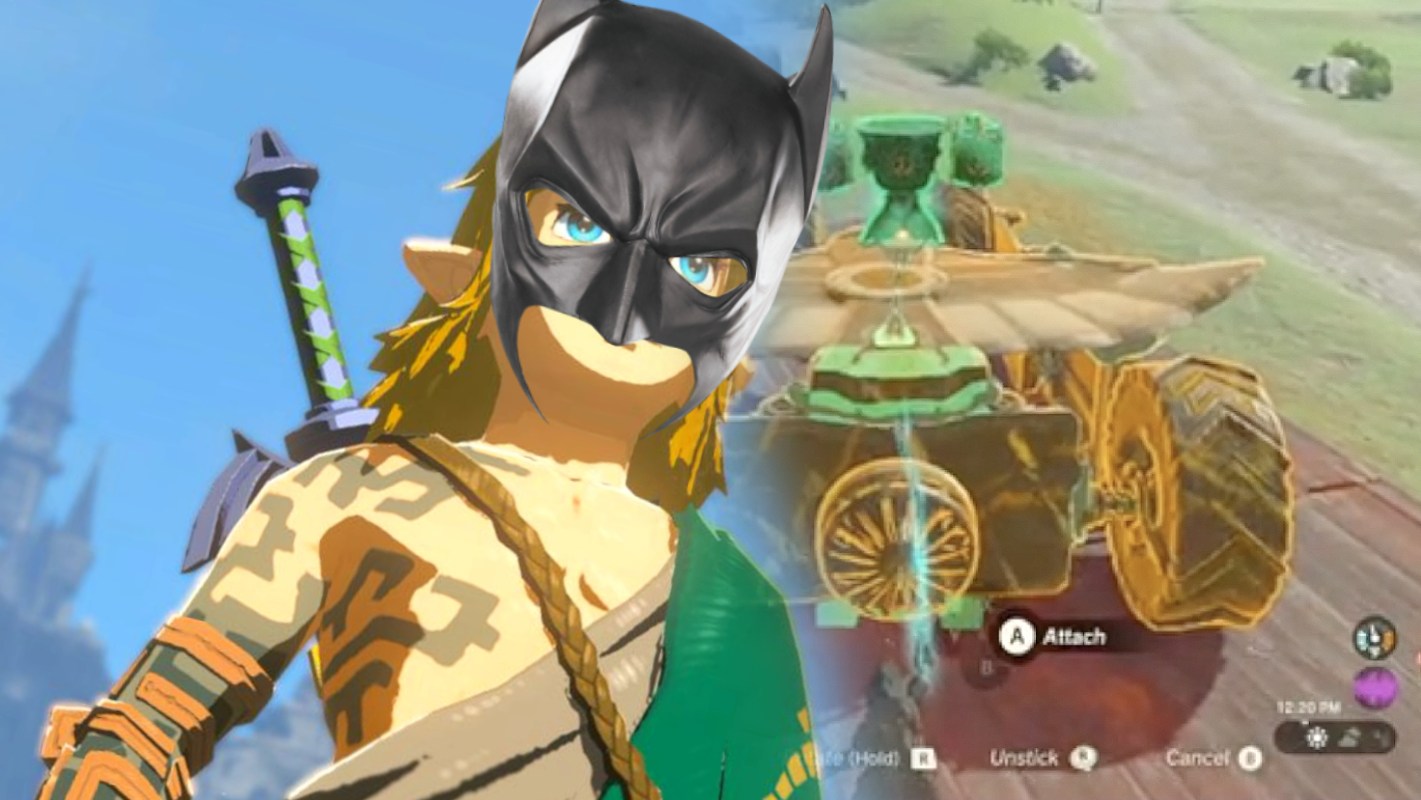 L'image du jour : la Batmobile dans Zelda Tears of the Kingdom, le tutoriel !
