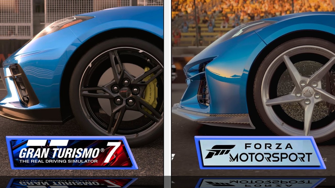 L'image du jour : GT7 vs Forza Motorsport, le 1er comparatif graphique