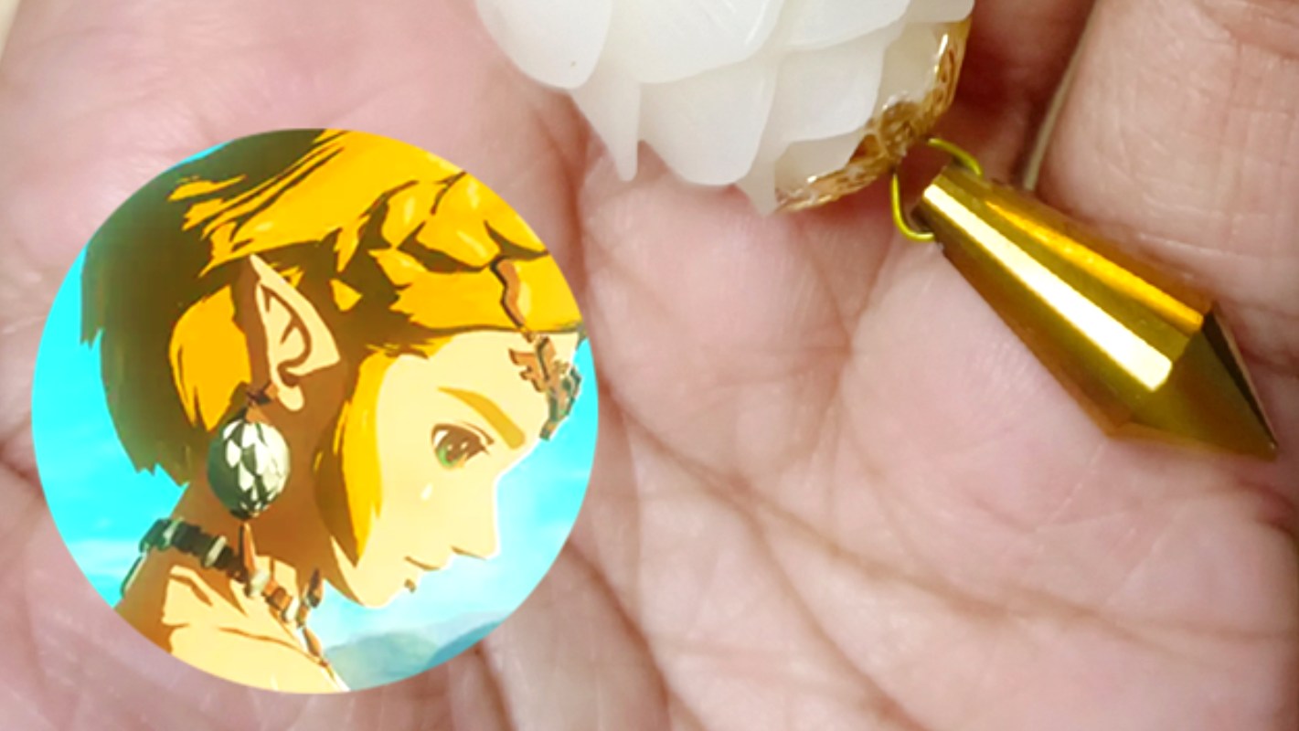 L'image du jour : les boucles d'oreilles Zelda Tears of the Kingdom sont là !