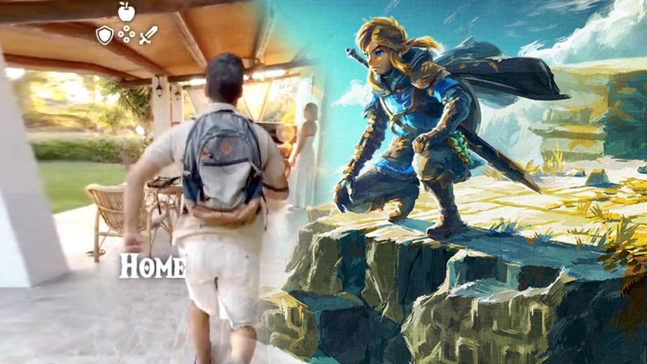 L'image du jour : Zelda TOTK dans la vraie vie, ça donne ceci :,)