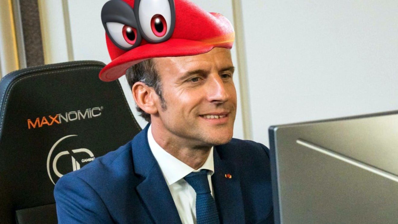 L'image du jour : Macron s'exprime sur un célèbre jeu vidéo, c'est étonnant