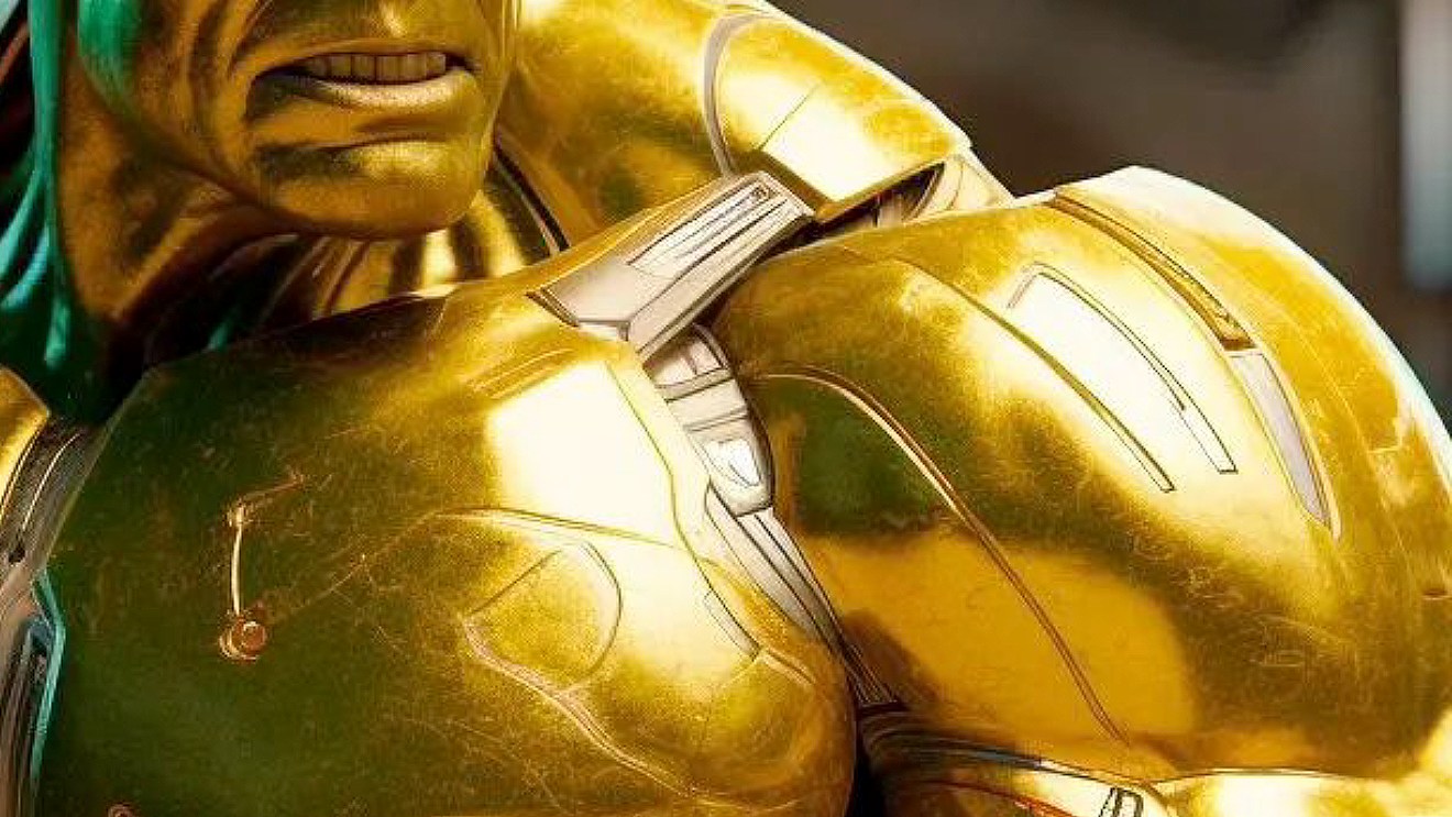 L'image du jour : un Hulk tout en Or et blanc, c'est trop la classe