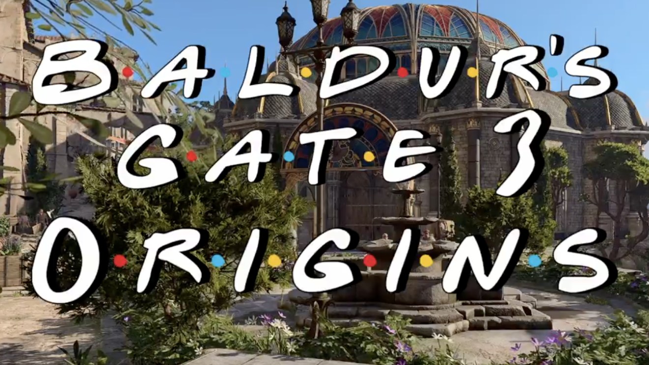 L'image du jour : Baldur's Gate 3 avec le générique de Friends