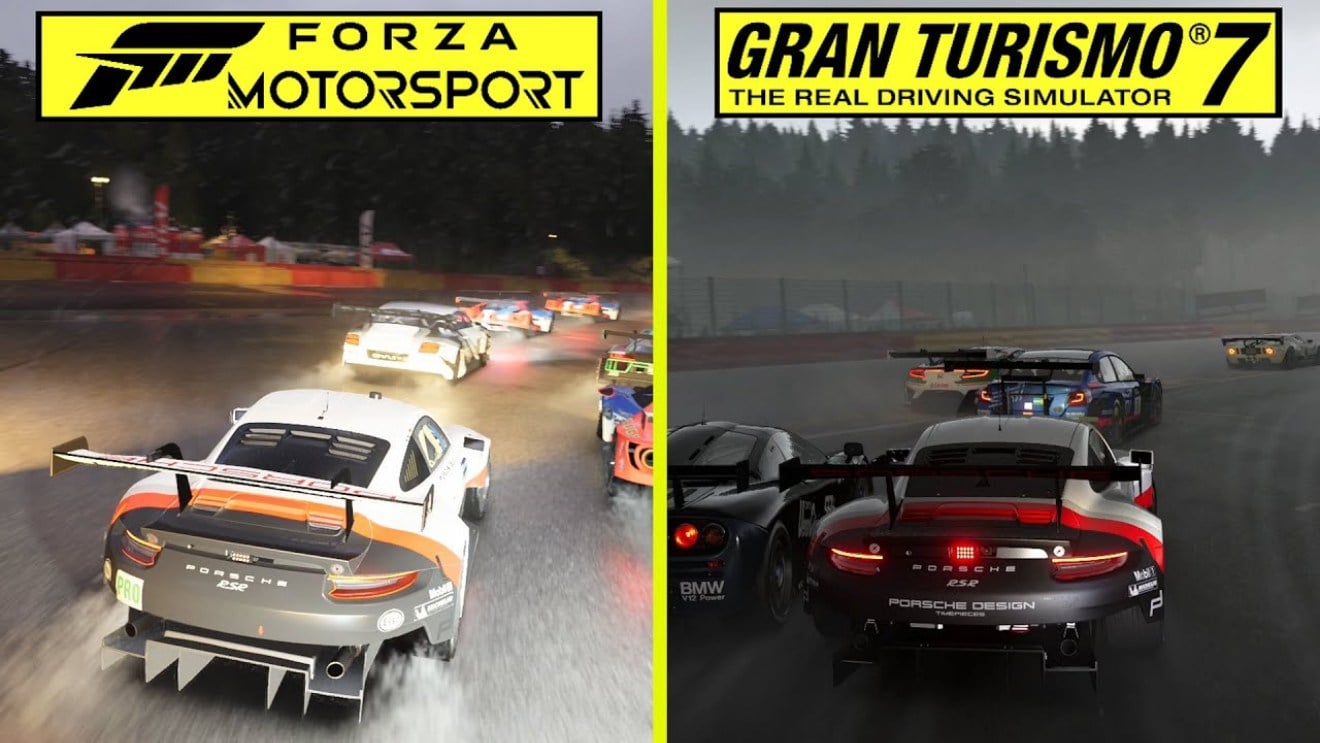 L'image du jour : Forza Motorsport vs GT7, les comparatifs graphiques