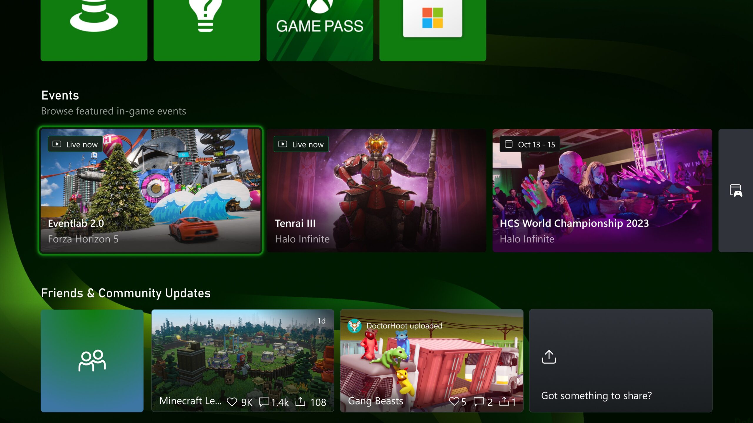 xbox update september 2023 revision dashboard