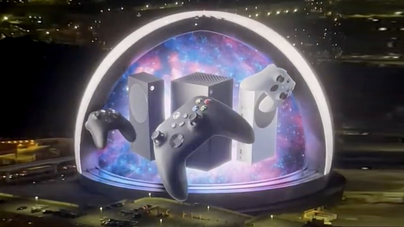 L'image du jour : une superbe pub Xbox sur la sphère de Las Vegas
