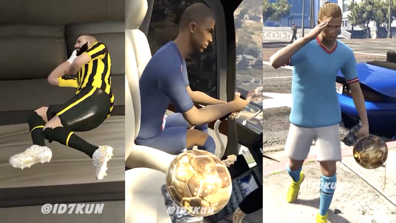 L'image du jour : une chasse WTF au Ballon d'Or dans GTA V