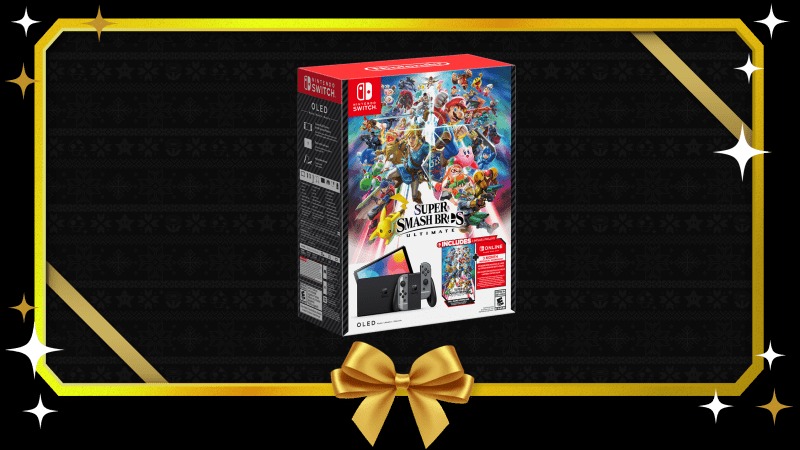 nintendo switch oled super smash bros ultimate pack bundle