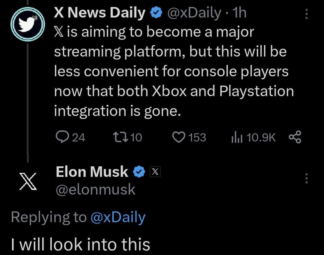 reaction elon musk suppression twitter x ps5 ps4