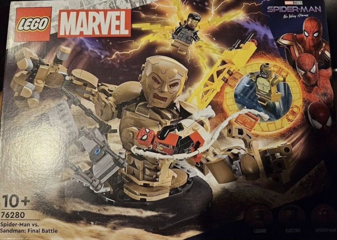 LEGO spider-man sandman leak image