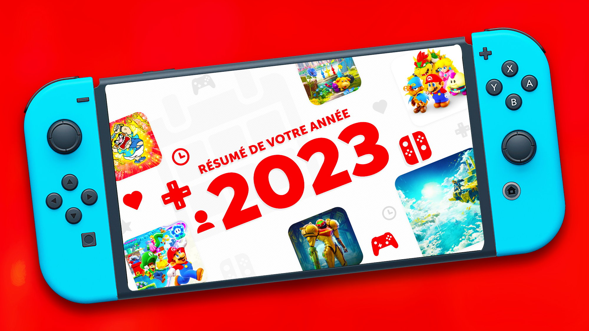 Nintendo Switch : votre rétrospective de l'année 2023 est là !