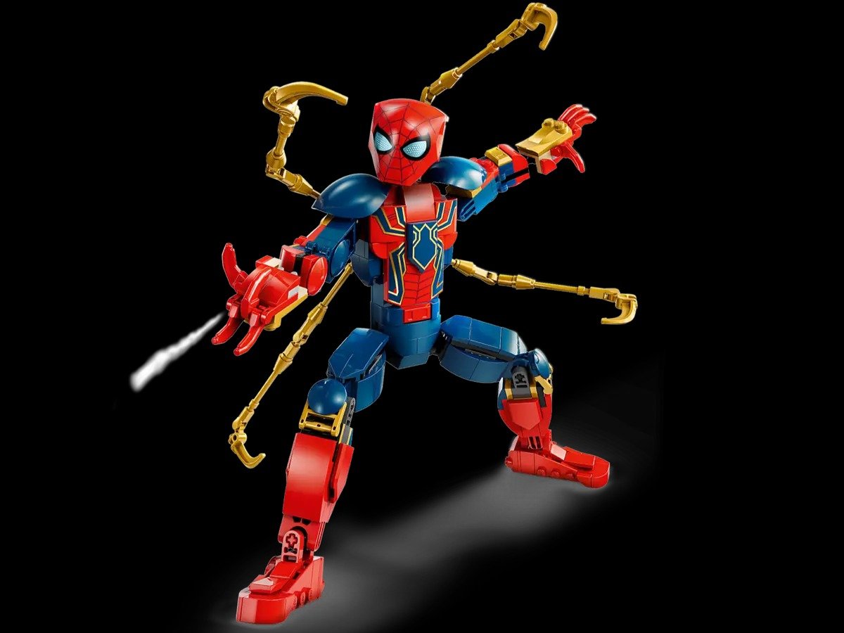 marvel iron spider-man figurine