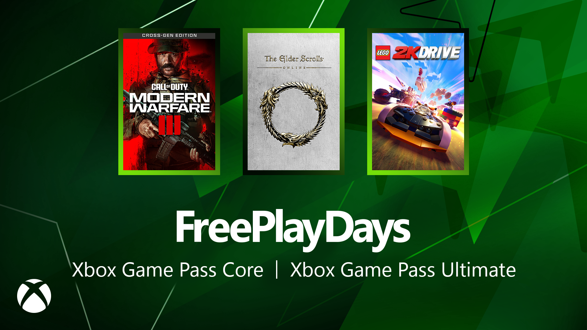 Xbox Game Pass Free Play Days début avril