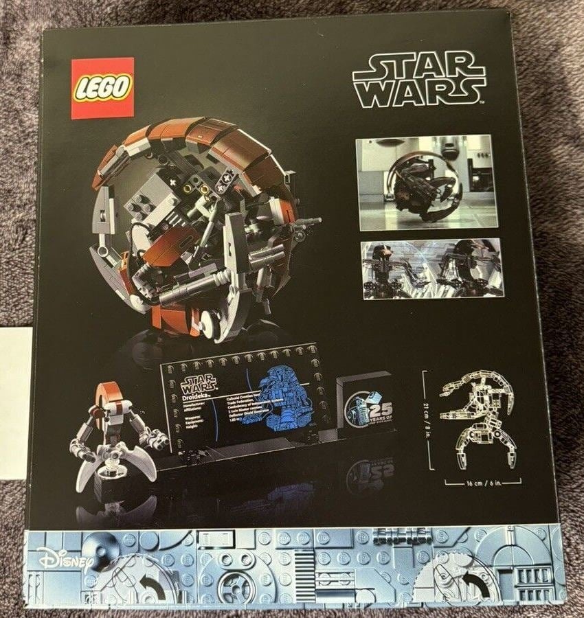 leaks 75381 LEGO Star Wars Droideka arrière