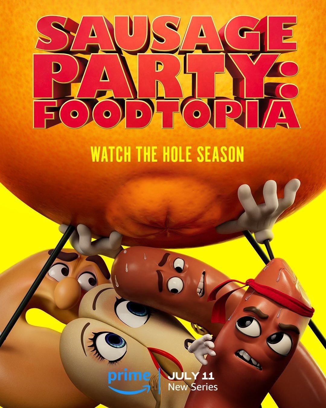 sausage party foodtopia prime video date de sortie poster