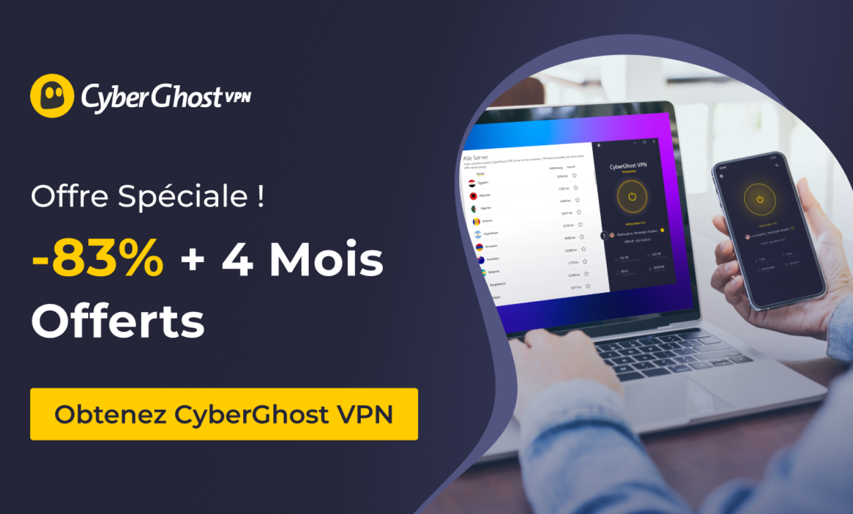 CyberGhost VPN : Le Meilleur VPN pour jouer à Call of Duty Warzone : Saison 4