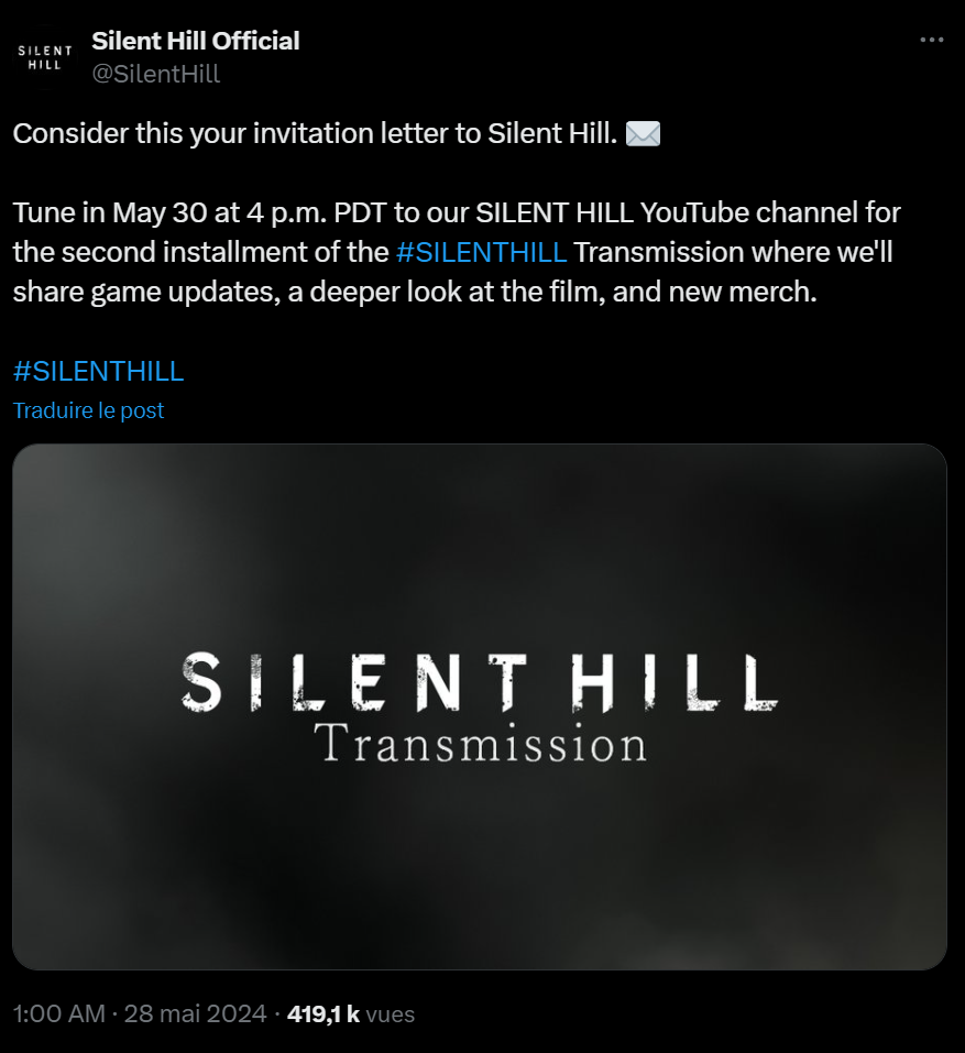 silent hill transmission twitter