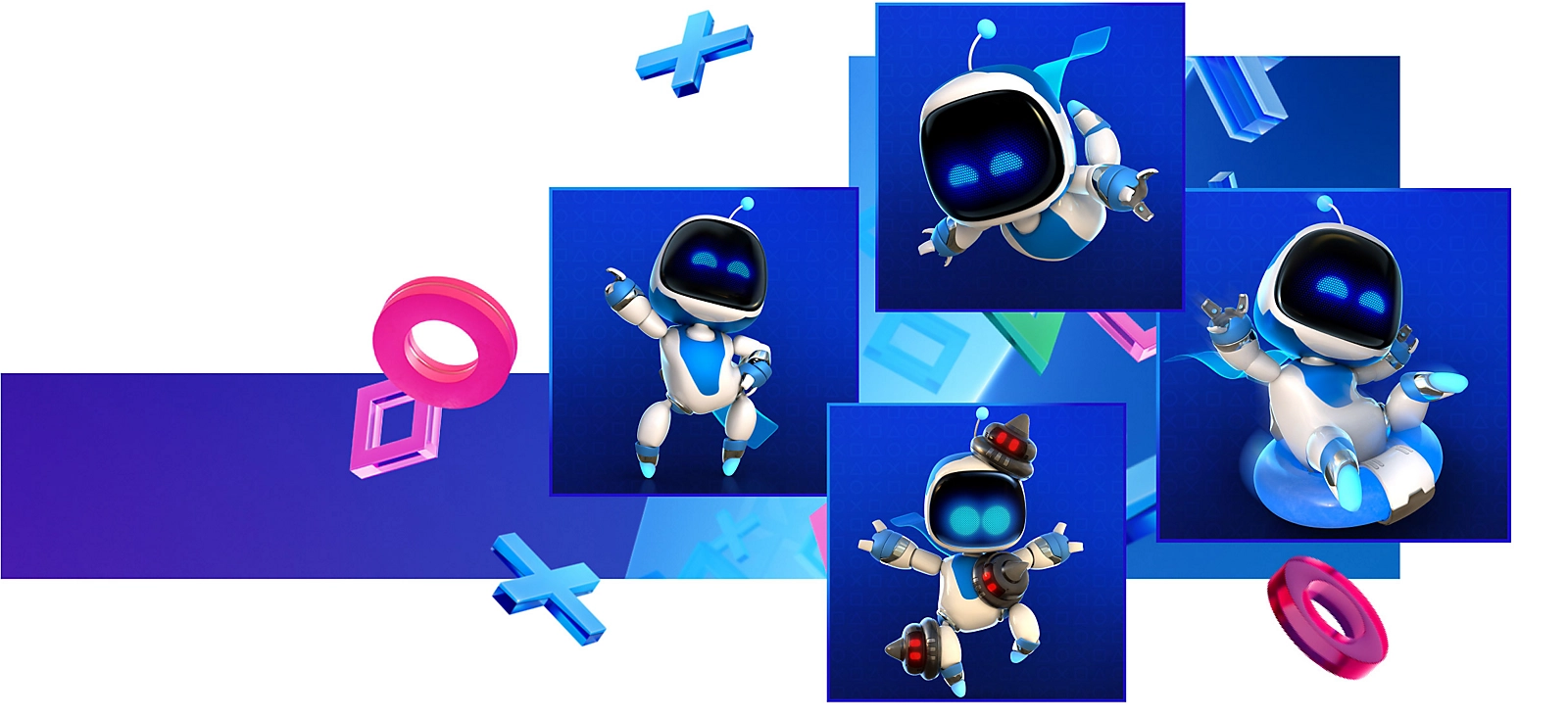 Lot de 4 avatars Astro offerts à l'occasion du Community Challenge des Days of Play 2024.