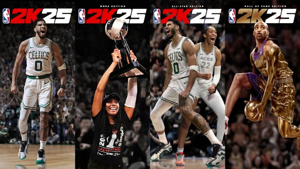 Aperçu des éditions Standard, WNBA, All-Star et Hall of Fame de NBA 2K25