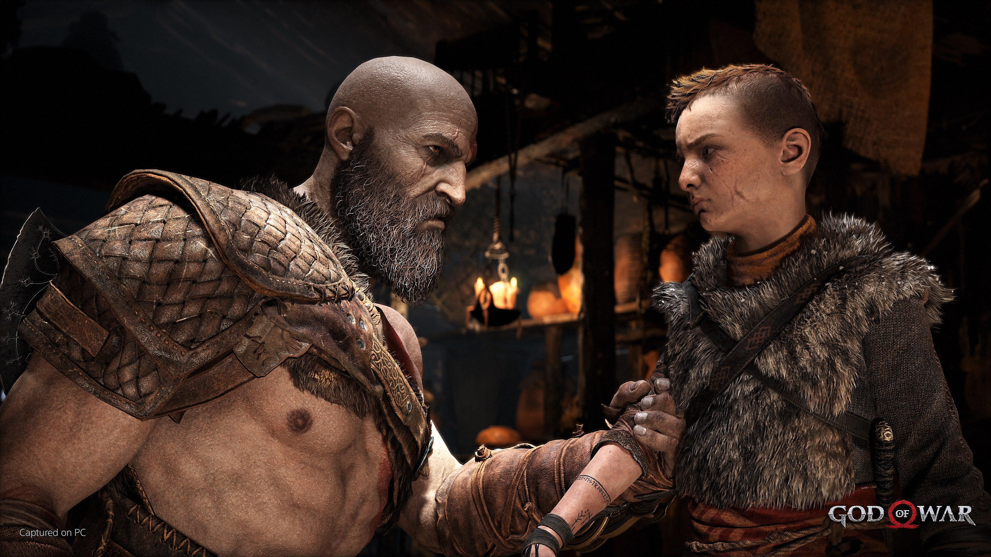 Kratos et Atreus dans God of War.