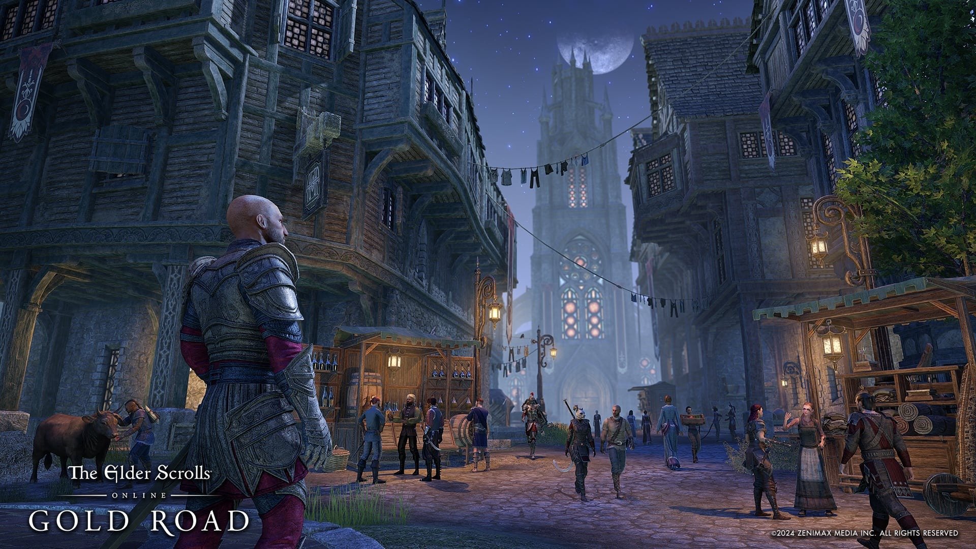 Image de la ville de Skingrad dans The Elder Scrolls Online Gold Road. 