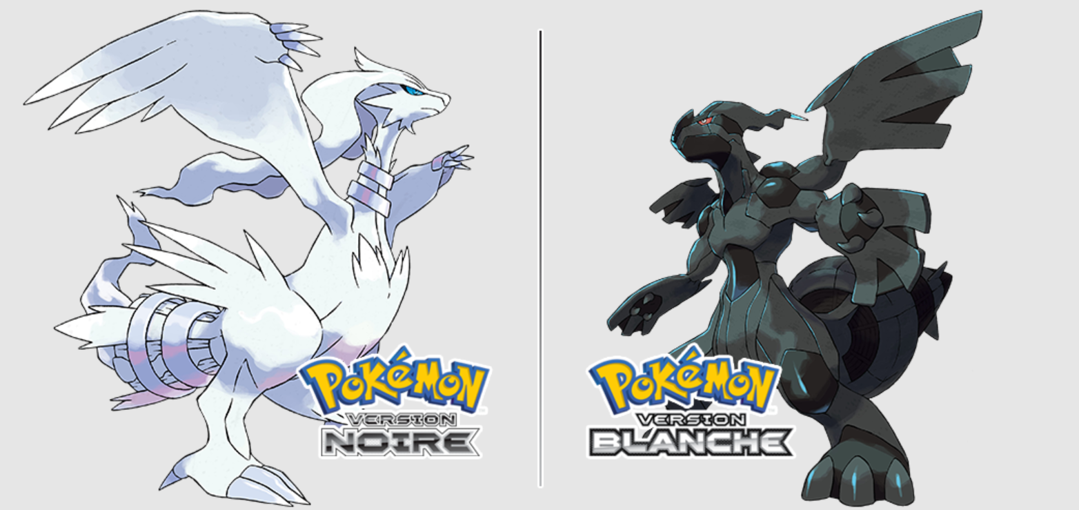 pokemon noir et blanc