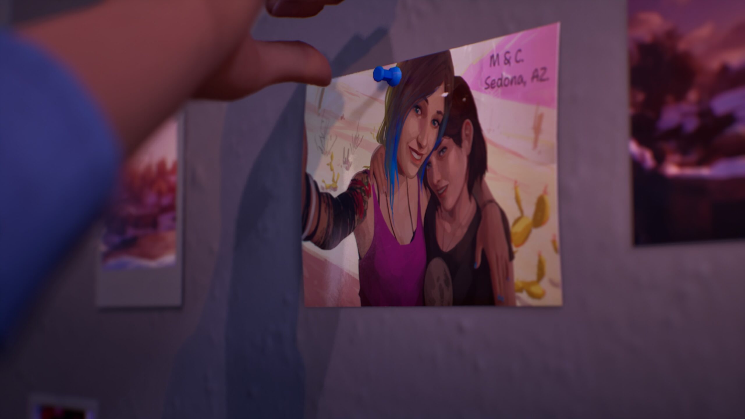 Photo de Max et Chloe dans Life is Strange 4.