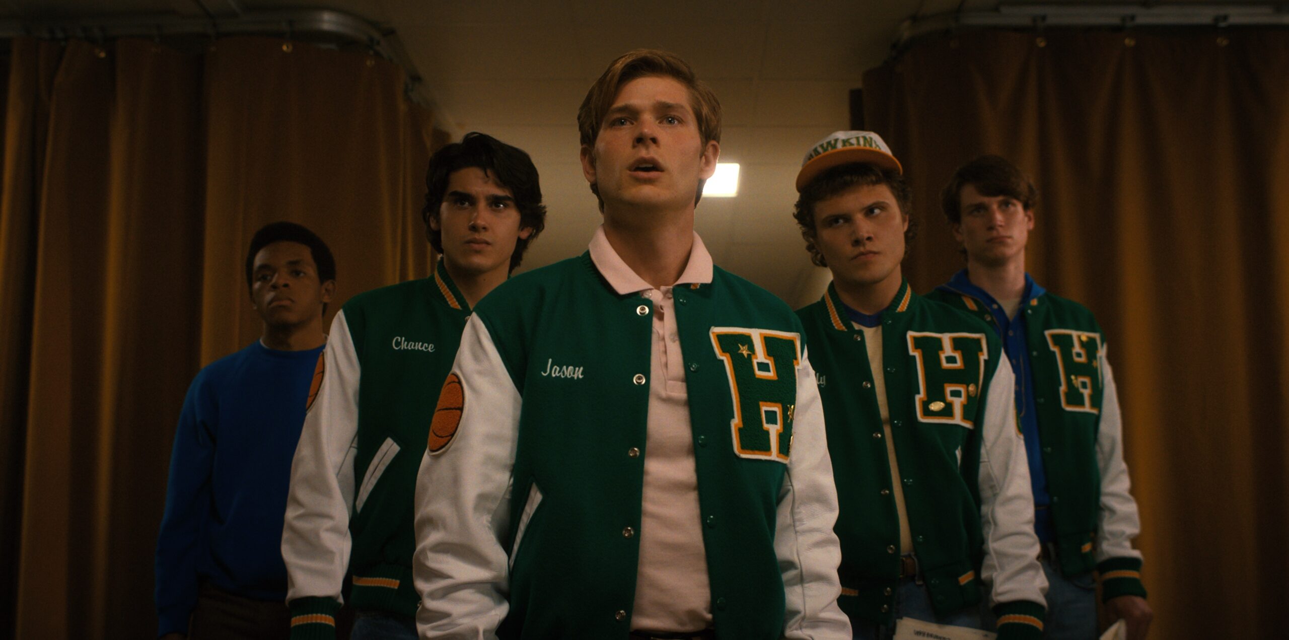 L'acteur Mason Dye dans la saison 4 de la série Netflix Stranger Things. 