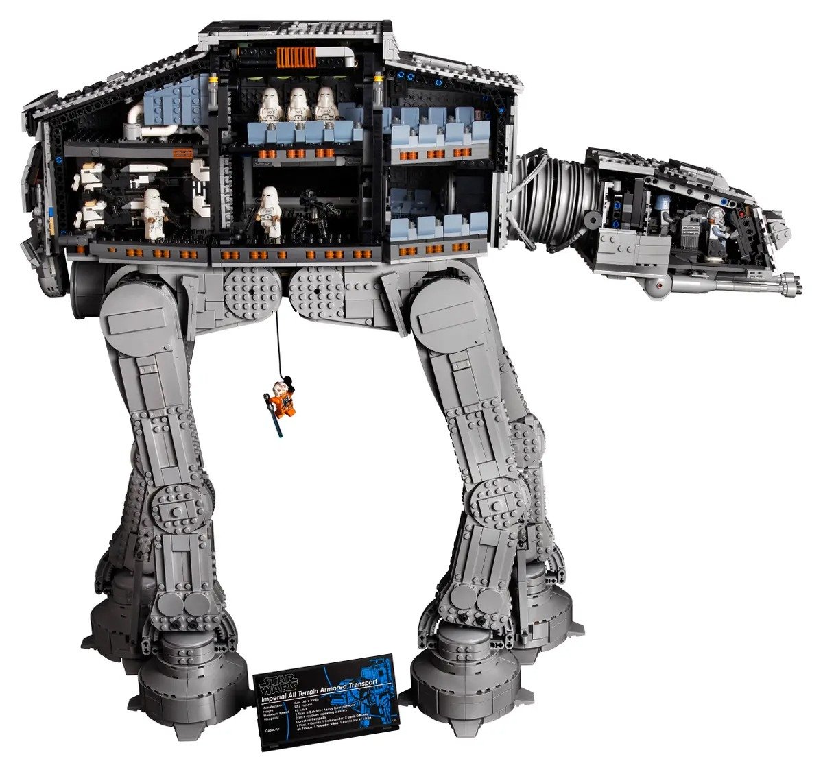 75313 LEGO Star Wars AT-AT image profil ouvert