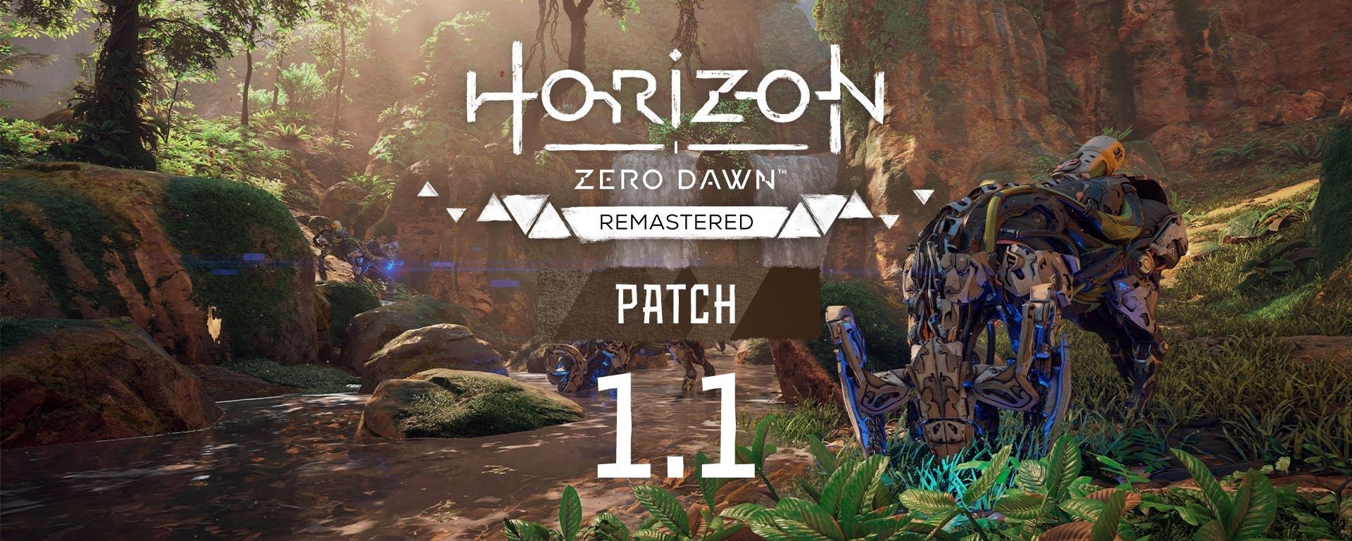 Notes de patch 1.1 PC Horizon Zero Dawn Remastered