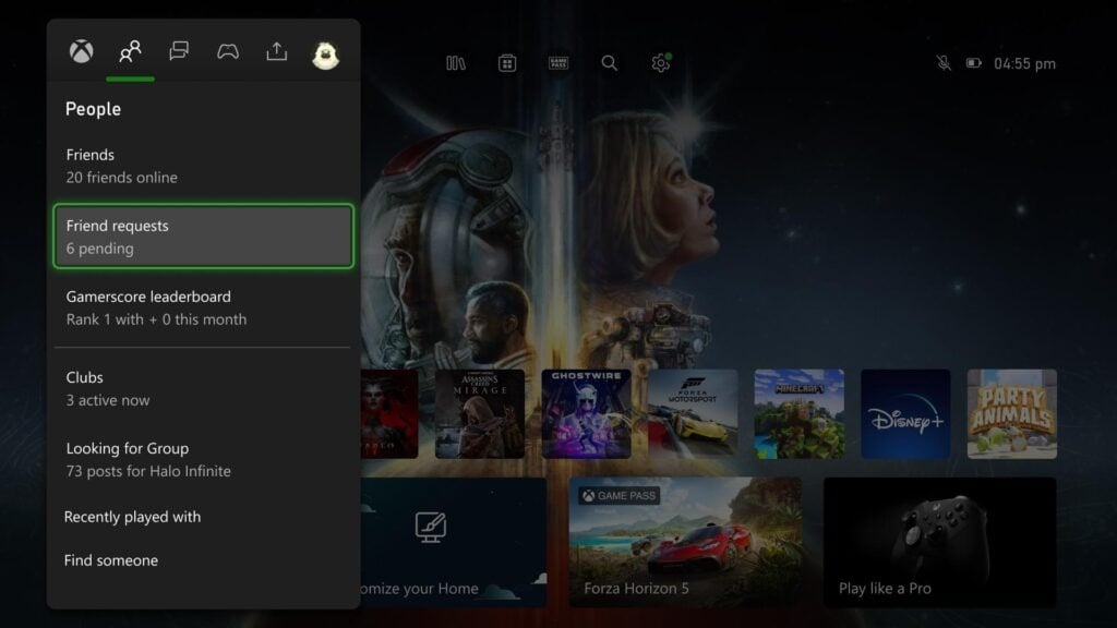 Nouvelle page accueil Xbox novembre 2024 image