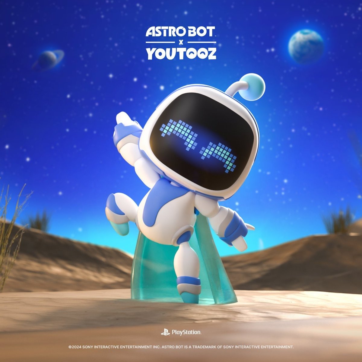 PlayStation Astro Bot statuette vinyle Youtooz image