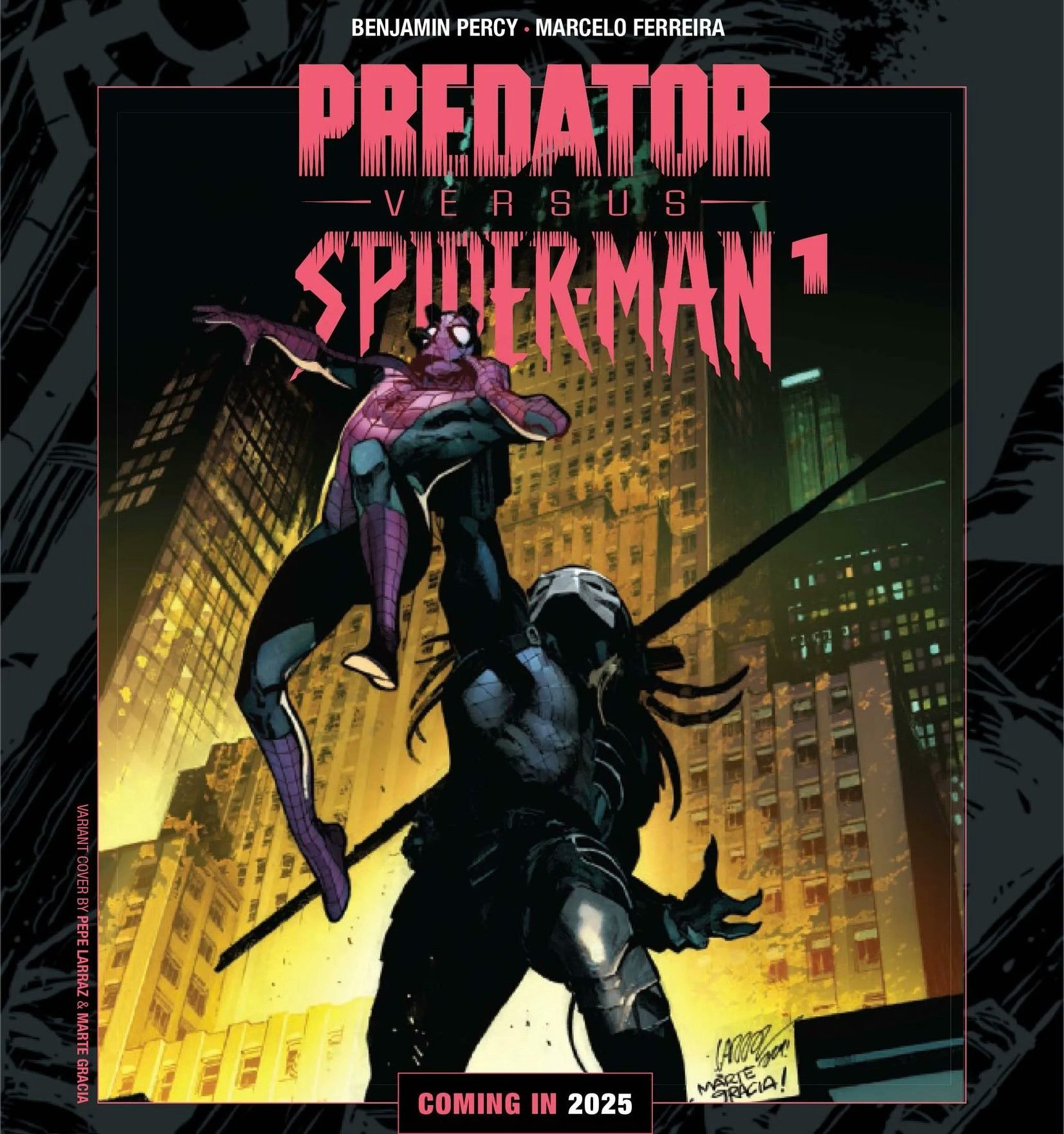 Predator versus Spider-Man image