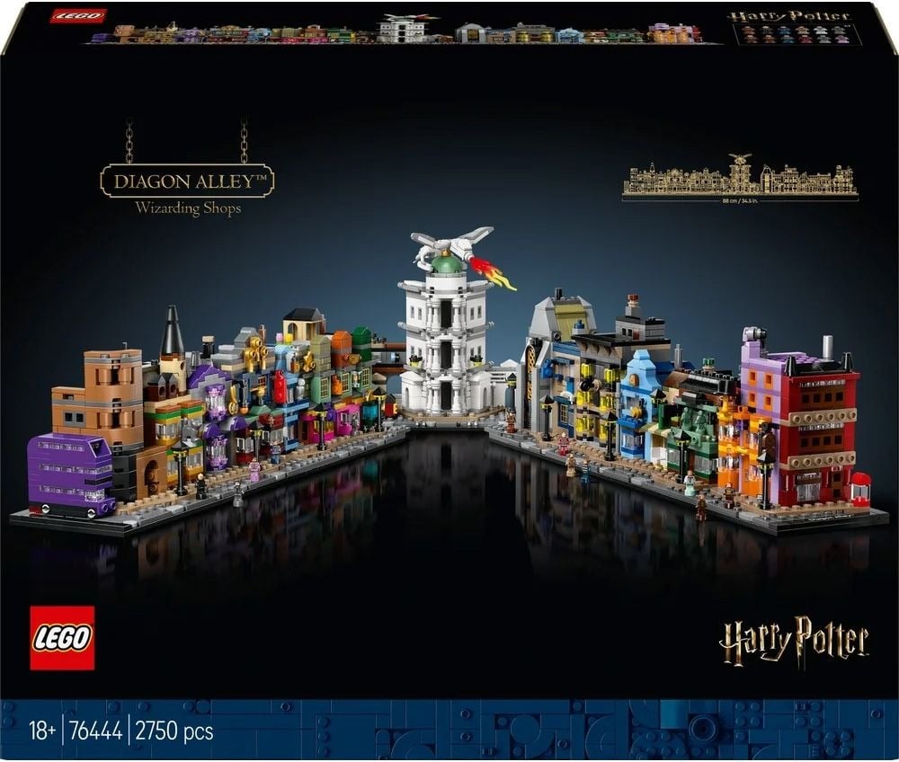 76444 LEGO Harry Potter Diagon Alley Wizarding Shops leak image 