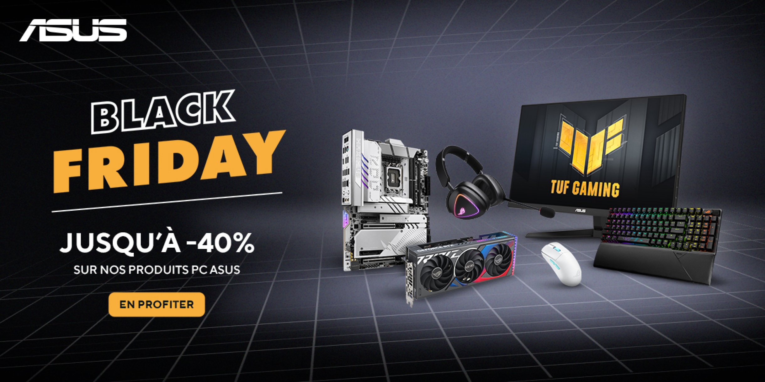 Black Friday ASUS : boostez votre setup gaming pour pas cher !