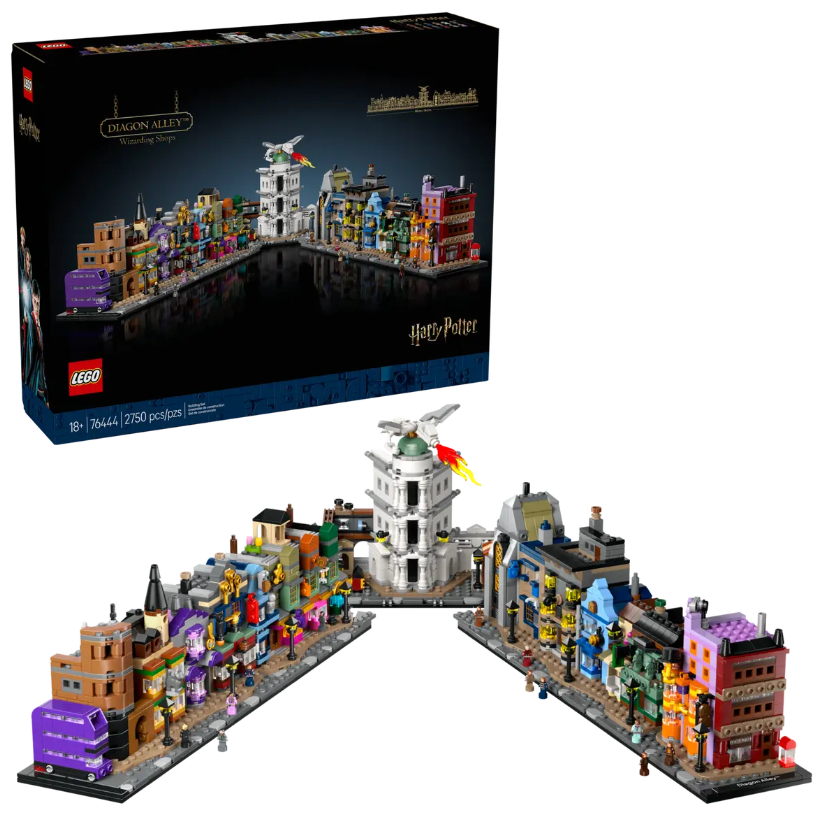 76444 LEGO Harry Potter Les boutiques magiques du Chemin de Traverse boite 01 image