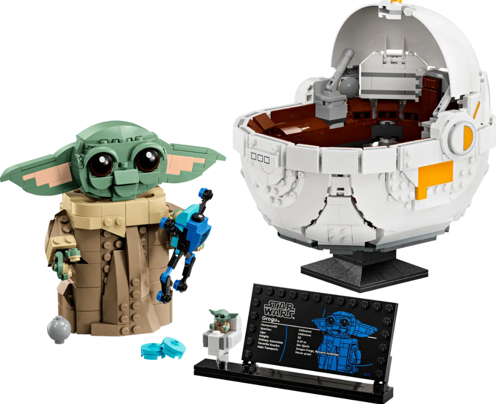 75403 LEGO Star Wars The Mandalorian Grogu et son landau IMAGE